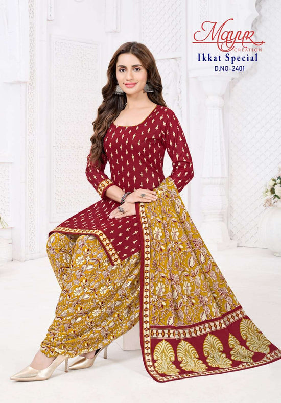Mayur Ikkat Special Vol 24 Cotton Dress Material - Amrah Wholesale