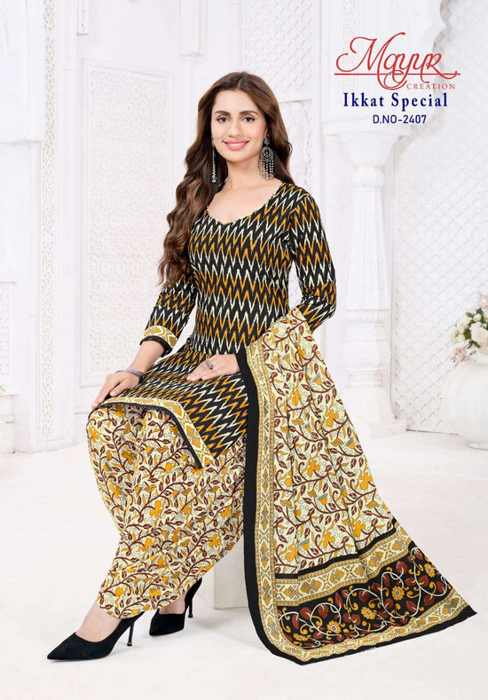 Mayur Ikkat Special Vol 24 Cotton Dress Material - Amrah Wholesale