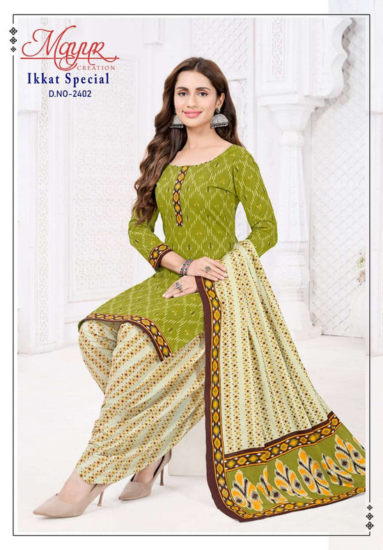 Mayur Ikkat Special Vol 24 Cotton Dress Material - Amrah Wholesale