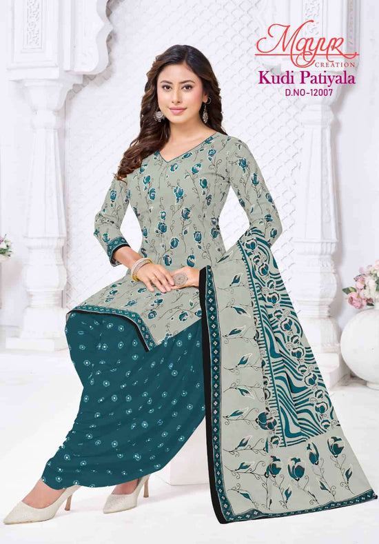 Mayur Creation Kudi Patiyala Vol 12 Readymade Cotton Patiyala Suit Set