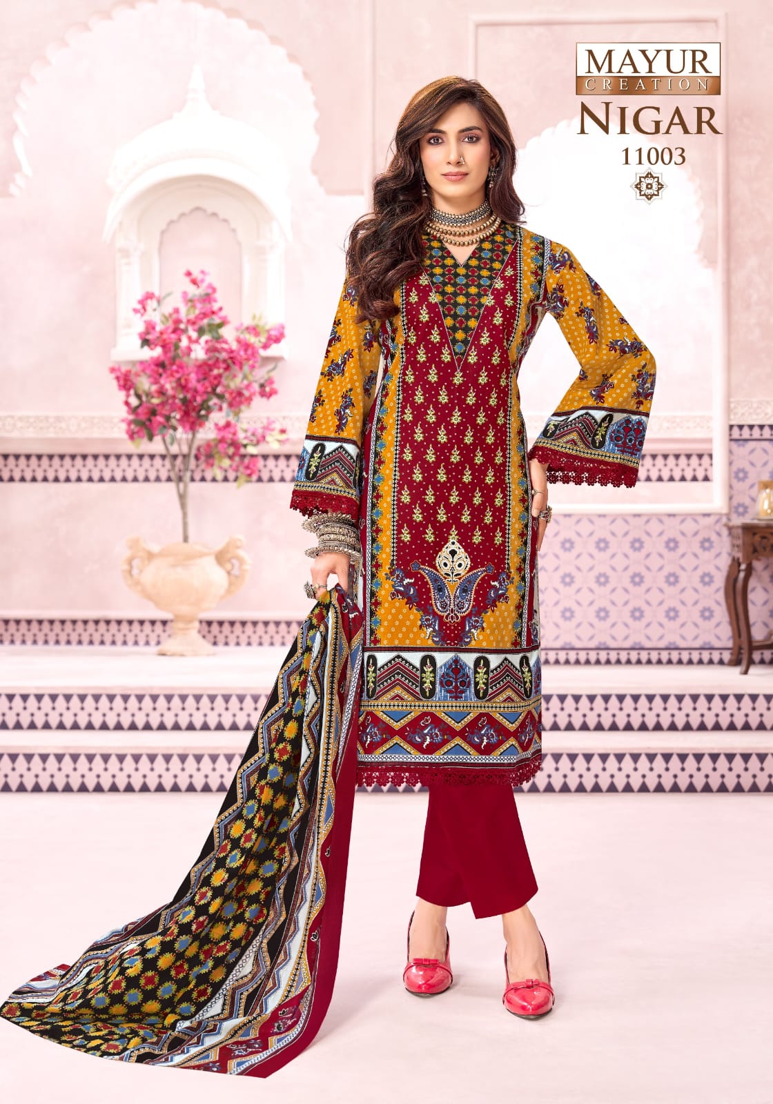 Mayur Nigar Vol 11 Pure Cotton Printed Karachi Dress Material