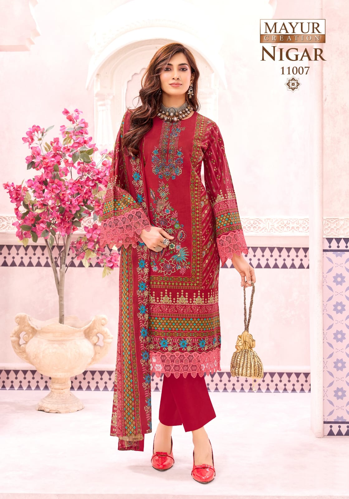 Mayur Nigar Vol 11 Pure Cotton Printed Karachi Dress Material