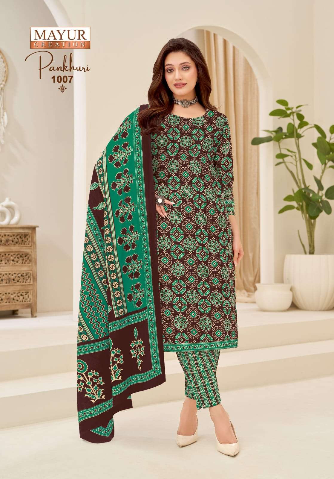 Mayur Creation Pankhuri Vol 1 Pure Cotton Printed Dress Material
