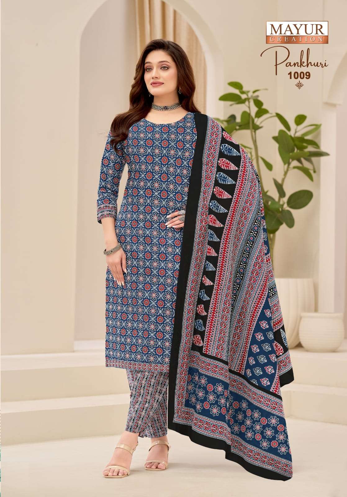 Mayur Creation Pankhuri Vol 1 Pure Cotton Printed Dress Material