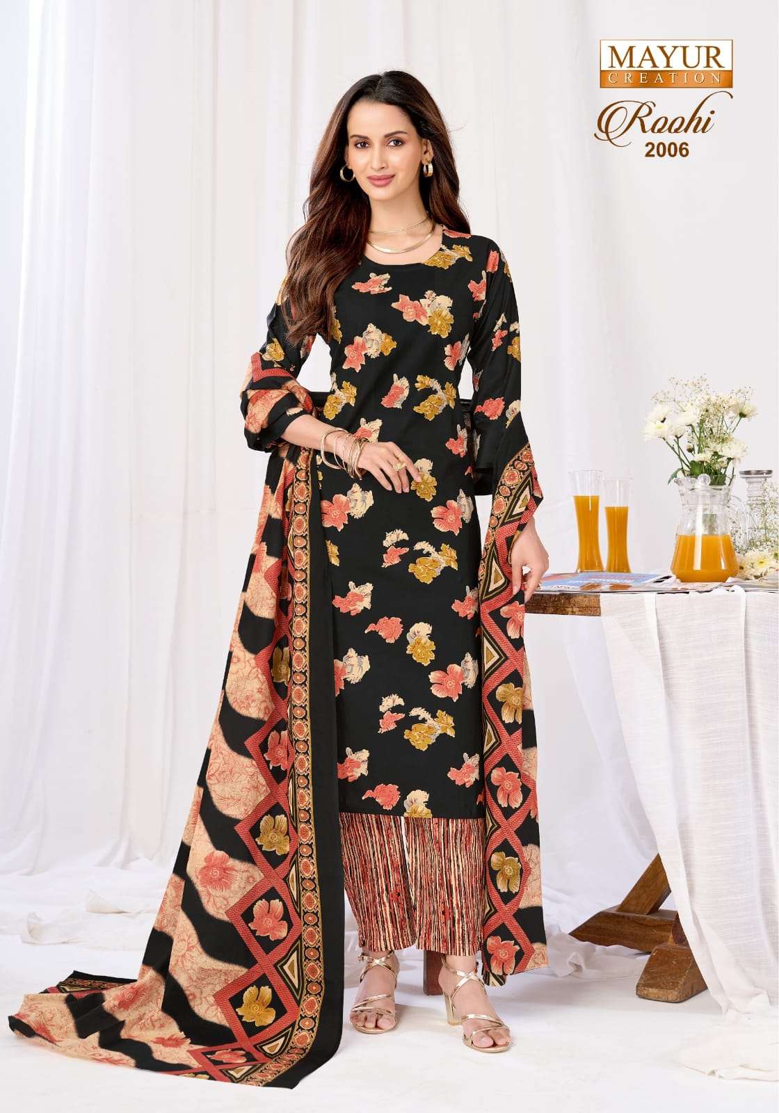 Mayur Roohi Vol 2 Pure Cotton Dress Material - Amrah Wholesale