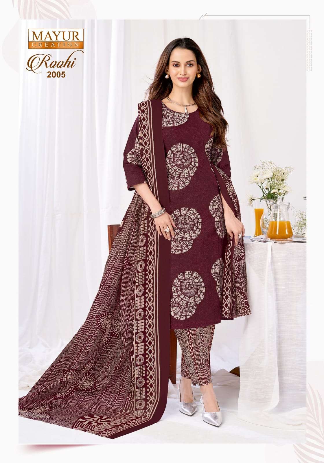 Mayur Roohi Vol 2 Pure Cotton Dress Material - Amrah Wholesale