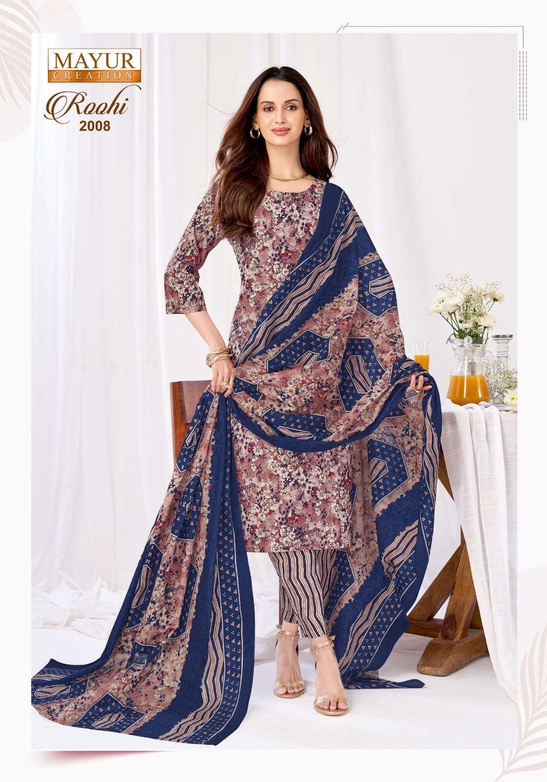 Mayur Roohi Vol 2 Pure Cotton Dress Material - Amrah Wholesale