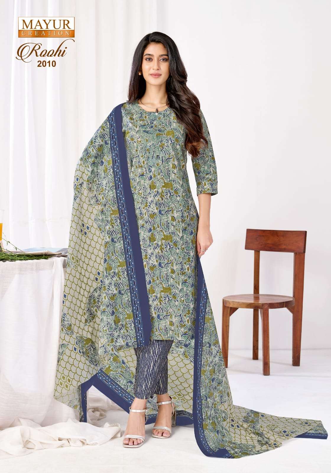 Mayur Roohi Vol 2 Pure Cotton Dress Material - Amrah Wholesale