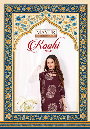 Mayur Roohi Vol 2 Pure Cotton Dress Material - Amrah Wholesale