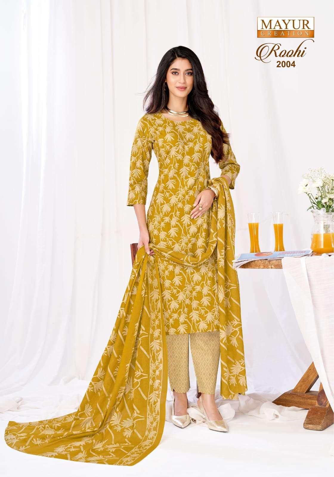 Mayur Roohi Vol 2 Pure Cotton Dress Material - Amrah Wholesale