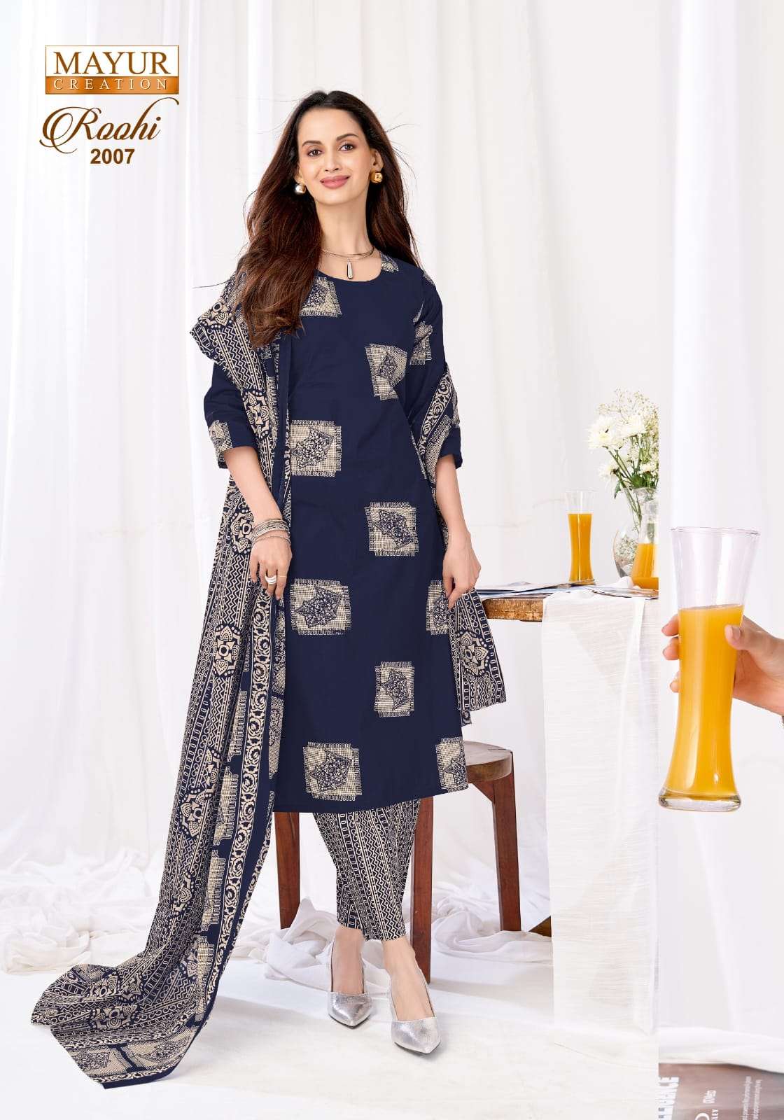 Mayur Roohi Vol 2 Pure Cotton Dress Material - Amrah Wholesale