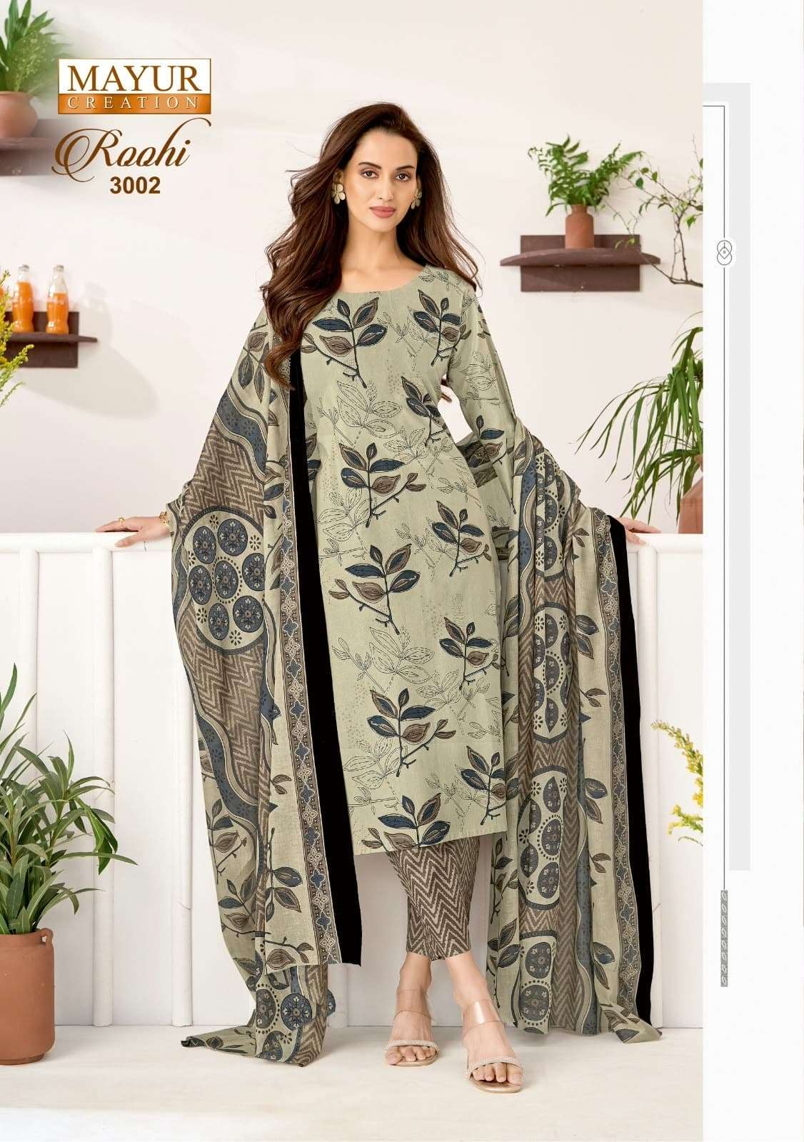 Mayur Roohi Vol 3 Pure Cotton Printed Dress Material
