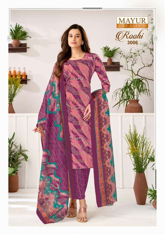 Mayur Roohi Vol 3 Pure Cotton Printed Dress Material