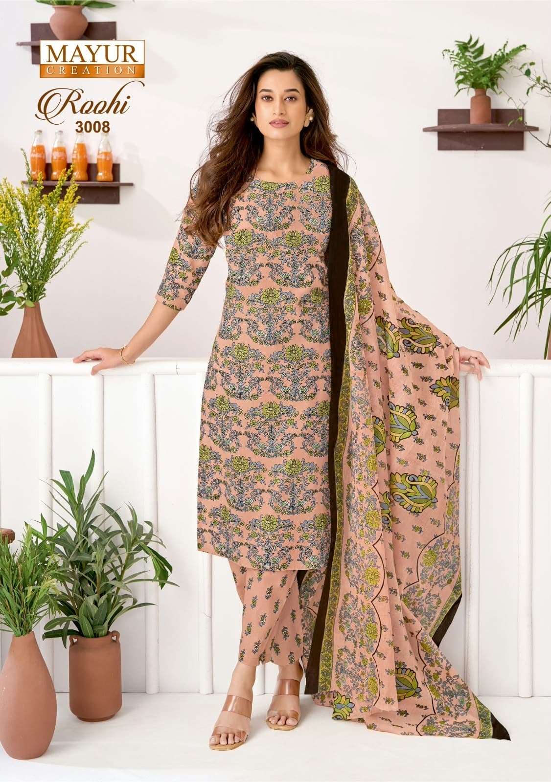 Mayur Roohi Vol 3 Pure Cotton Printed Dress Material
