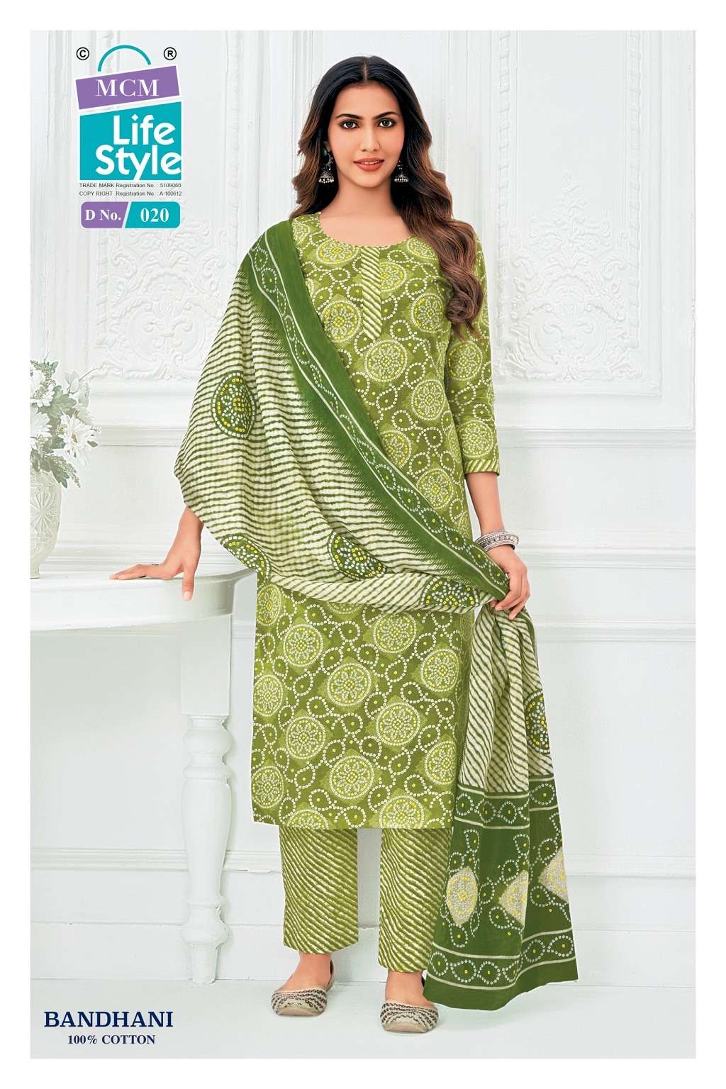 MCM LIFESTYLE Bandhani Vol-1 Cotton Printed Stitched Suit Set