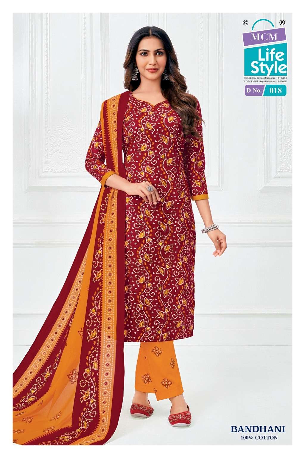 MCM LIFESTYLE Bandhani Vol-1 Cotton Printed Stitched Suit Set