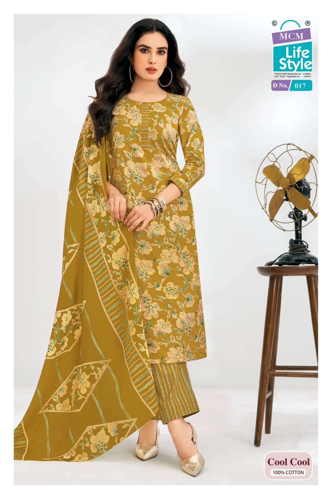 Mcm Lifestyle Cool Cool Cotton Kurti Pant Dupatta Set - Amrah Wholesale