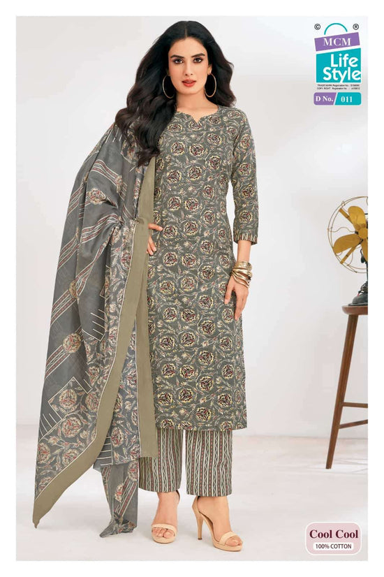 Mcm Lifestyle Cool Cool Cotton Kurti Pant Dupatta Set