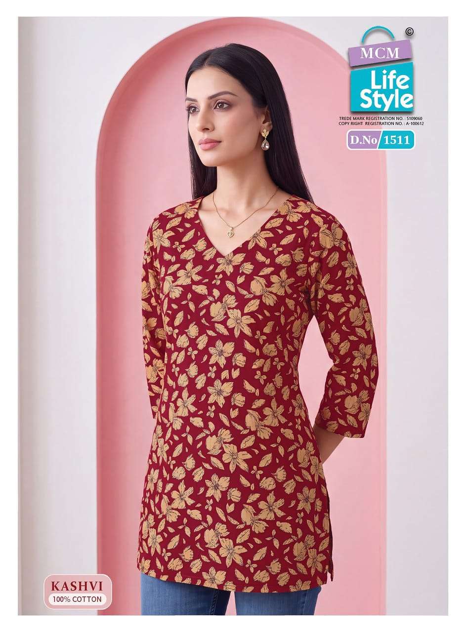 Mcm Lifestyle Kashvi Vol 15 Heavy Cotton Printed Tops