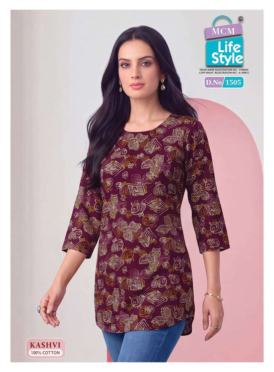 Mcm Lifestyle Kashvi Vol 15 Heavy Cotton Printed Tops