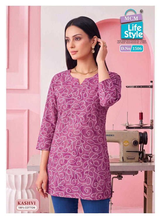 Mcm Lifestyle Kashvi Vol 15 Heavy Cotton Printed Tops
