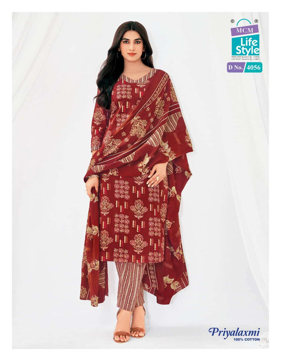 MCM Lifestyle Priyalaxmi Vol 40 Cotton Salwar Suit Set - Amrah Wholesale