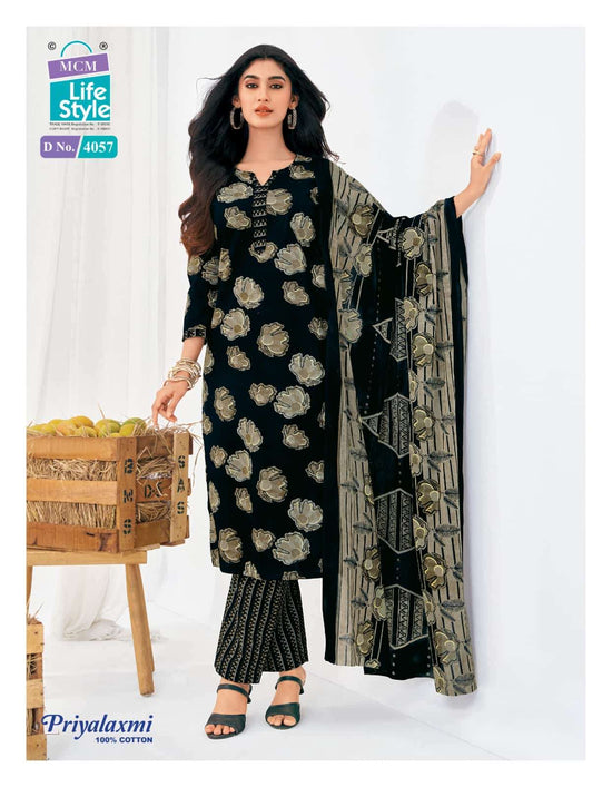 MCM Lifestyle Priyalaxmi Vol 40 Cotton Salwar Suit Set - Amrah Wholesale