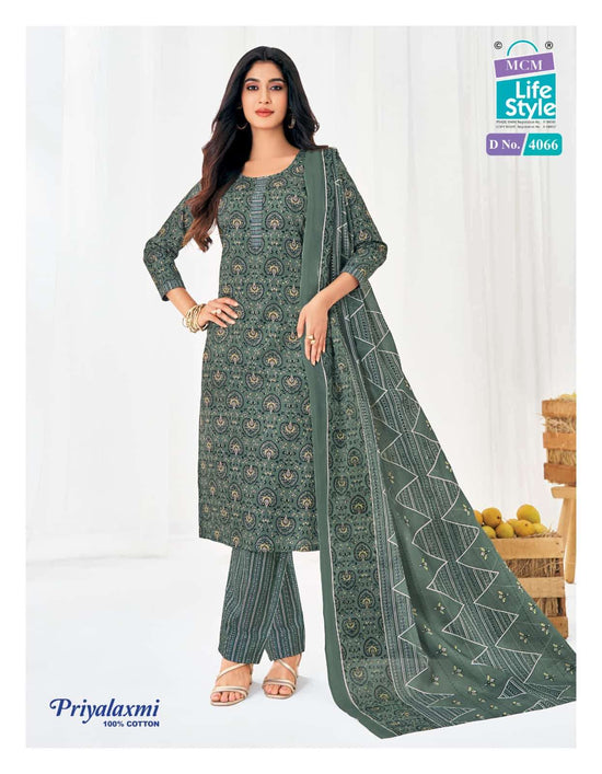MCM Lifestyle Priyalaxmi Vol 40 Cotton Salwar Suit Set - Amrah Wholesale