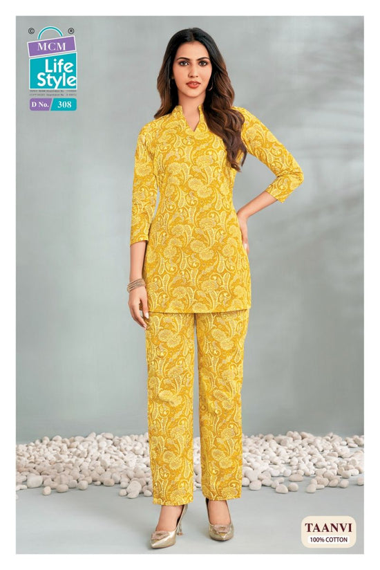Mcm Taanvi Vol 3 Cotton Printed Fancy Co-Ord Set