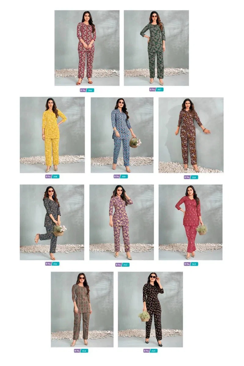 Mcm Taanvi Vol 3 Cotton Printed Fancy Co-Ord Set