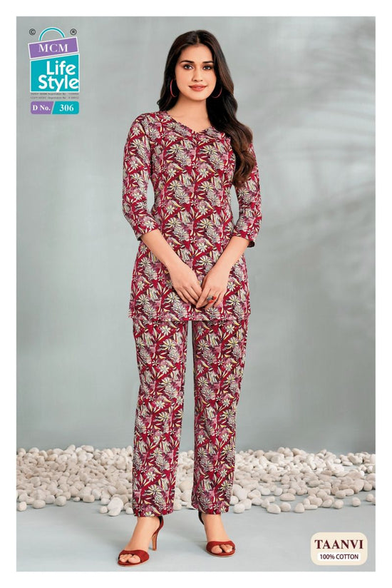Mcm Taanvi Vol 3 Cotton Printed Fancy Co-Ord Set