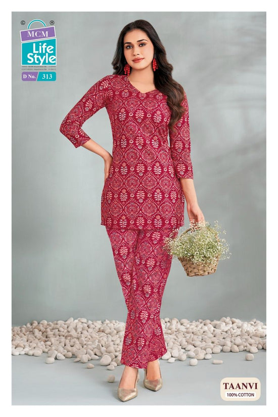 Mcm Taanvi Vol 3 Cotton Printed Fancy Co-Ord Set