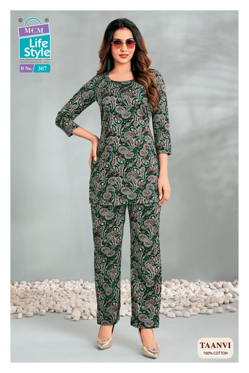 Mcm Taanvi Vol 3 Cotton Printed Fancy Co-Ord Set