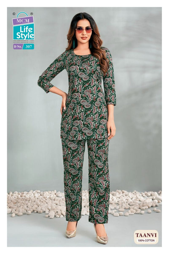 Mcm Taanvi Vol 3 Cotton Printed Fancy Co-Ord Set