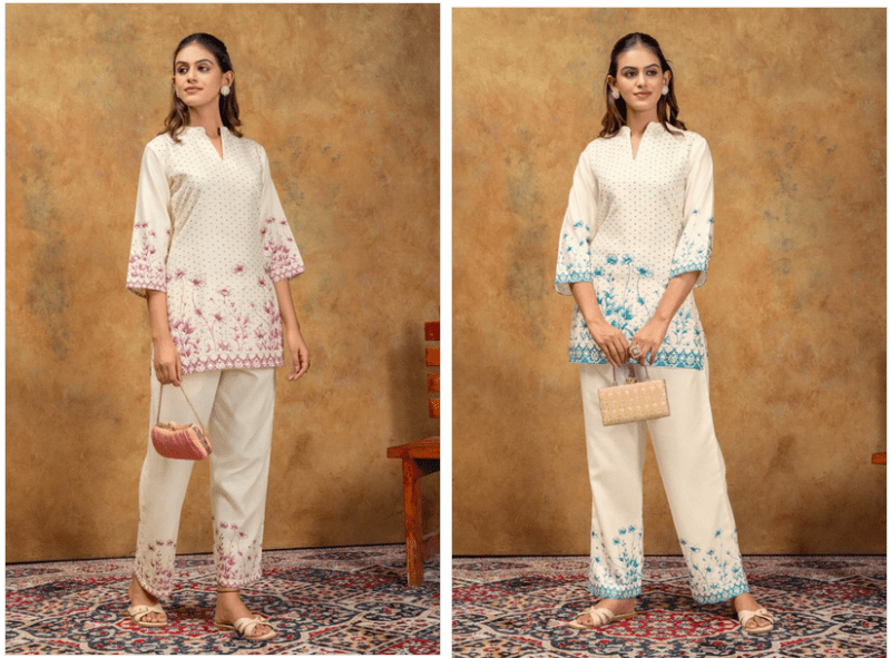 MD 113 Rayon Printed Co Ord Set Collection - Amrah Wholesale