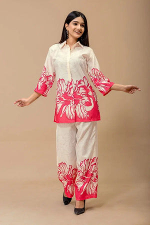 MD 114 Soft Rayon Printed Co Ord Set Collection - Amrah Wholesale