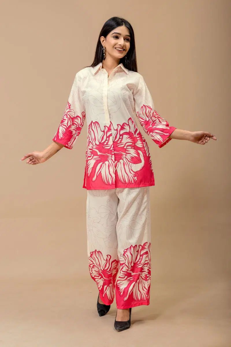 MD 114 Soft Rayon Printed Co Ord Set Collection - Amrah Wholesale
