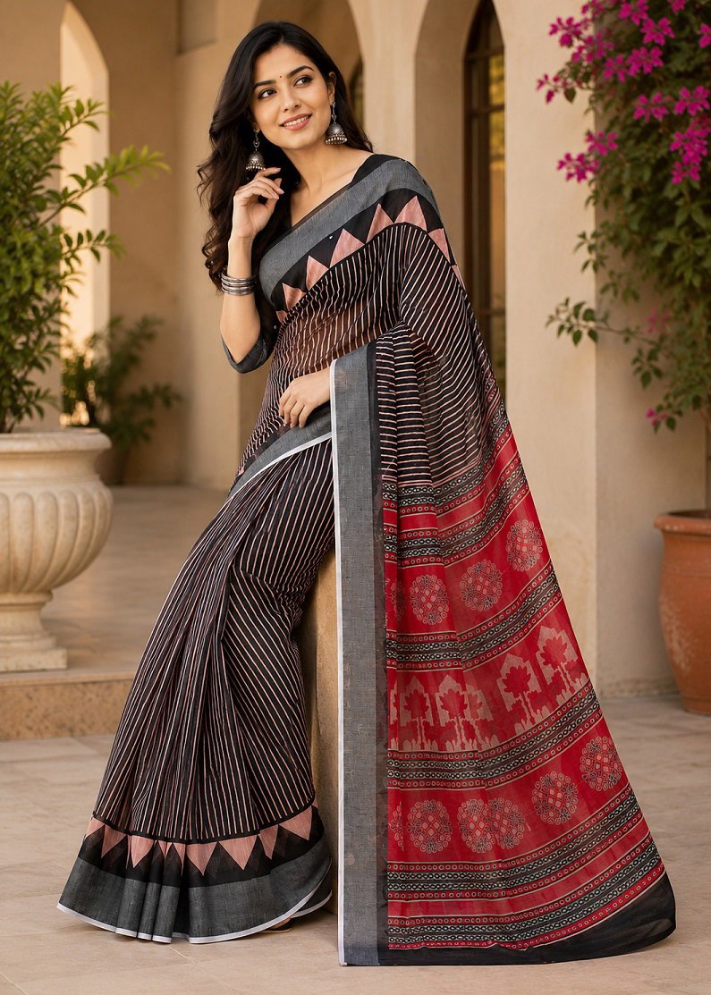 Meera 350 Linen Digital Printed Party Wear Saree Collection - Amrah Wholesale
