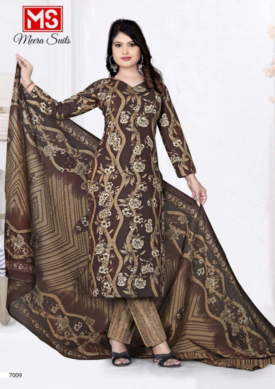 Meera Suits Trendy Cotton Vol 70 Pure Cotton Dress Material - Amrah Wholesale