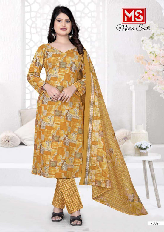 Meera Suits Trendy Cotton Vol 70 Pure Cotton Dress Material - Amrah Wholesale