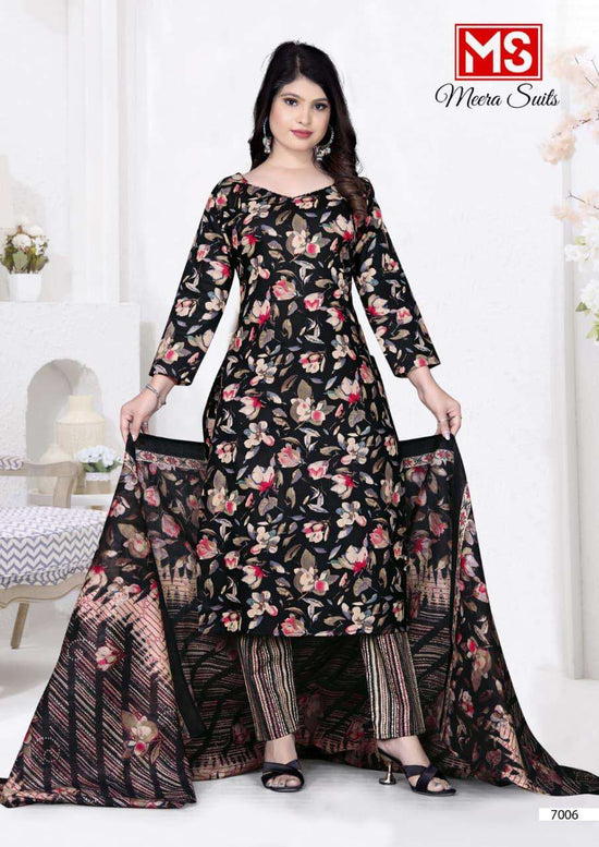 Meera Suits Trendy Cotton Vol 70 Pure Cotton Dress Material - Amrah Wholesale