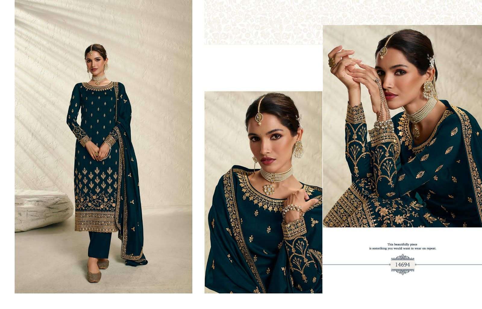 Meera Trends Nargis Vol 2 Premium Silk Partywear Suit Set