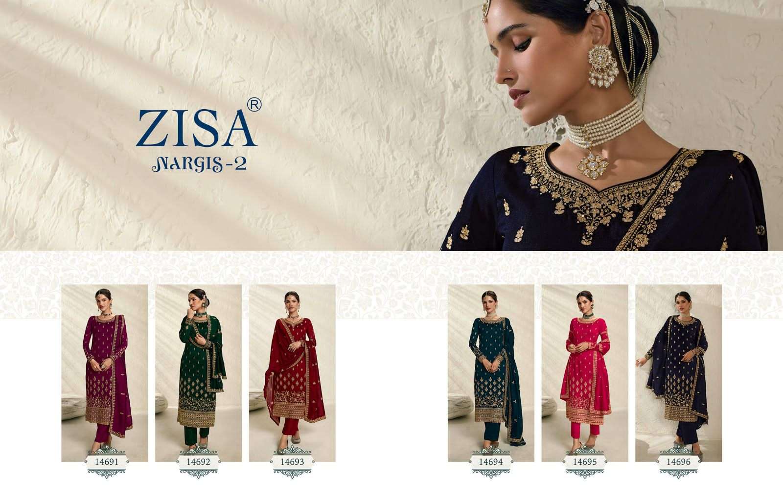 Meera Trends Nargis Vol 2 Premium Silk Partywear Suit Set