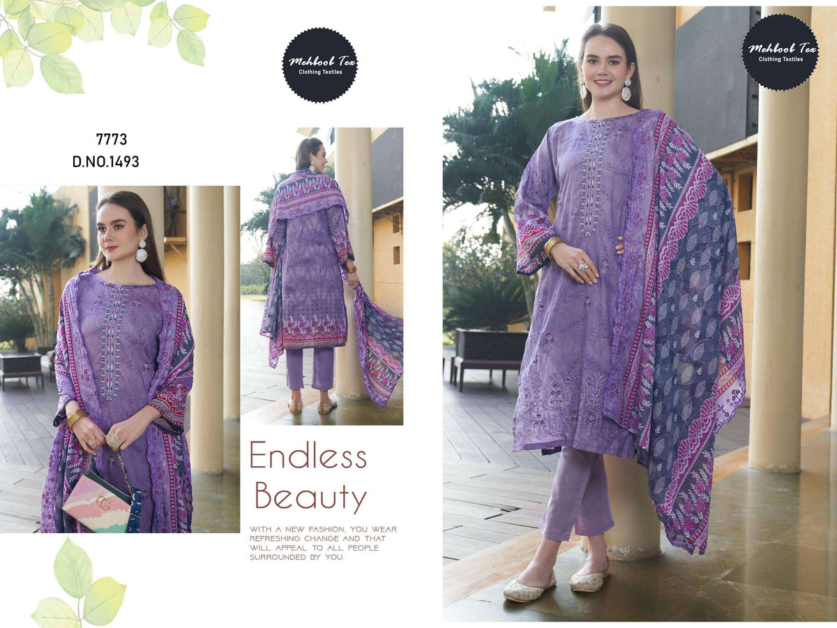Mehoob Rind MEHBOOB TEX 1493 Cotton Dress Material - Amrah Wholesale