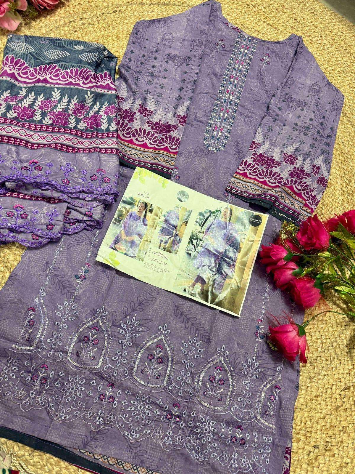MEHBOOB TEX 1493 Cotton Dress Material - Amrah Wholesale