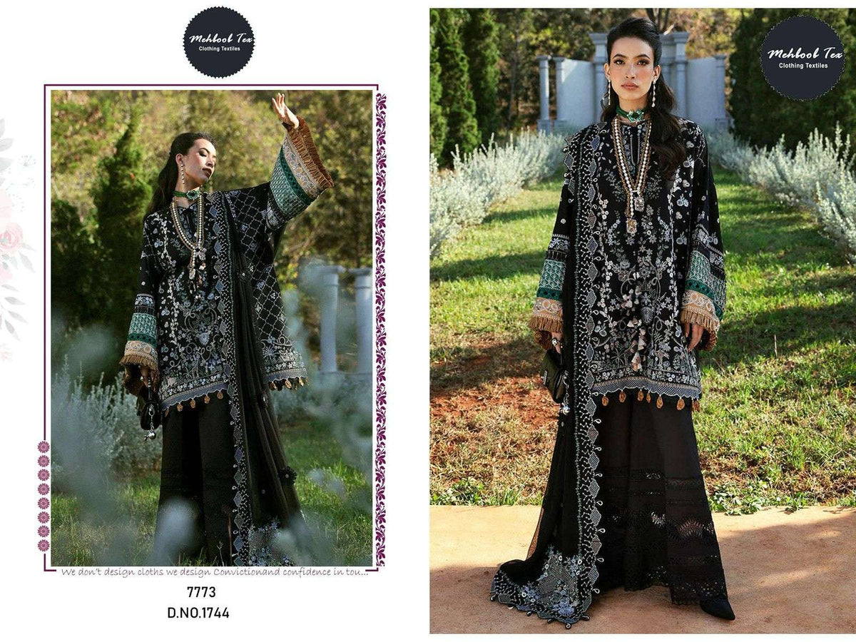 Mahbob Rind MEHBOOB TEX 1743 OR 1744 Pure Cotton Embroidery Pakistani Dress ...