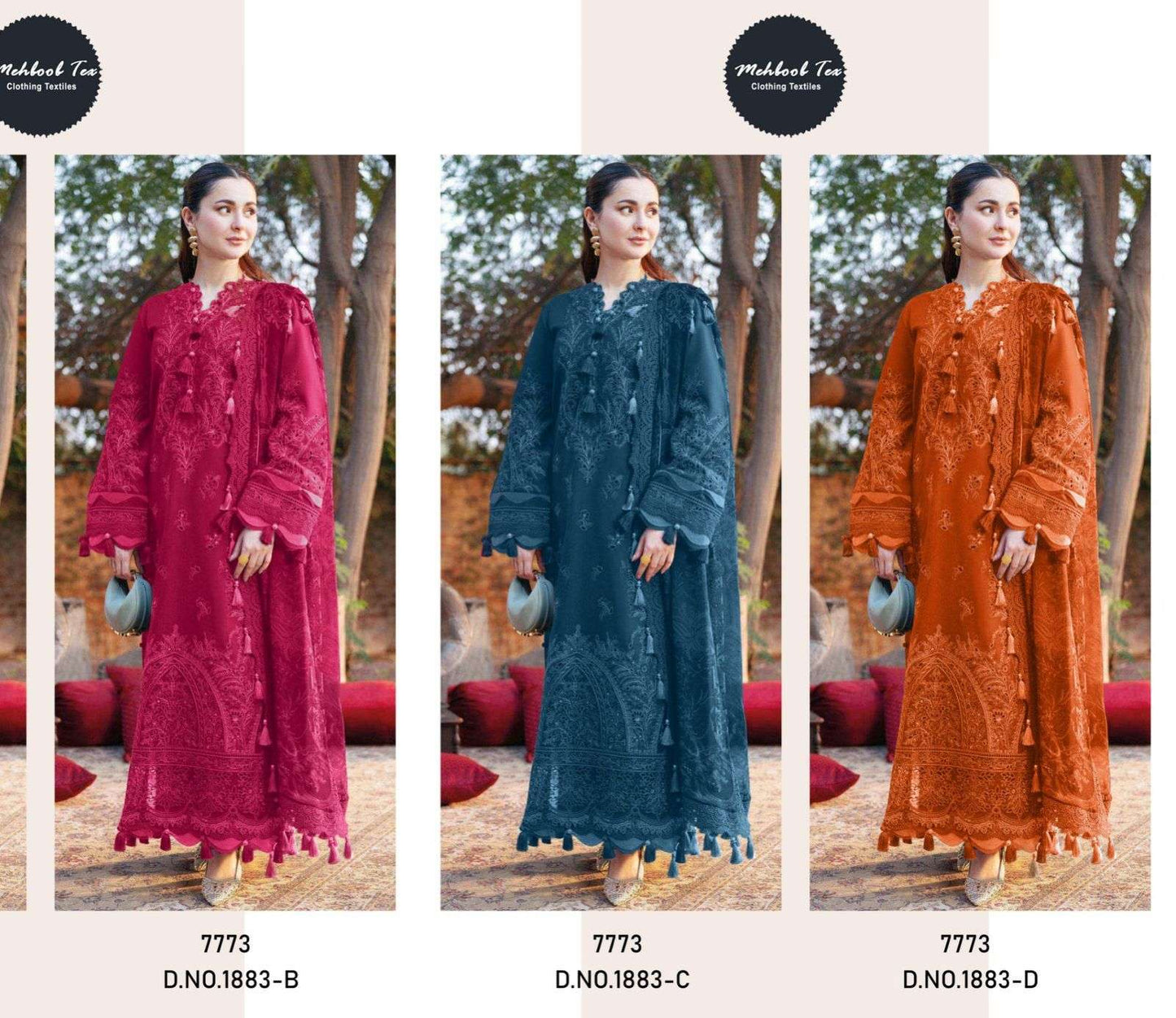 Mehboob Tex 1883 B To D - Amrah Wholesale