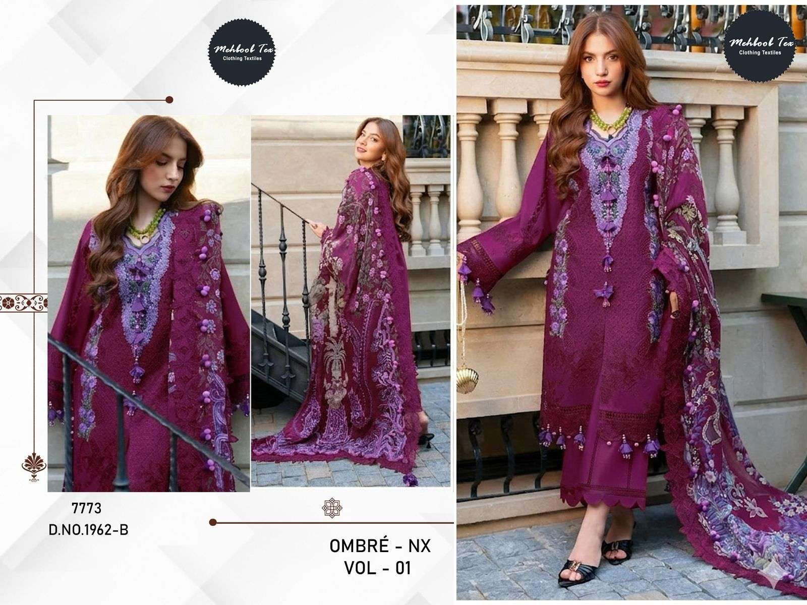 Mehboob Tex 1960 B Series Cotton Pakistani Suit