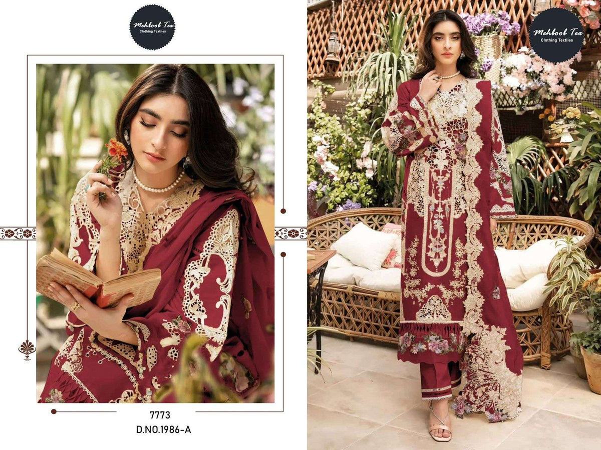 MEHBOOB TEX 1986 Pakistani Suit - Amrah Wholesale