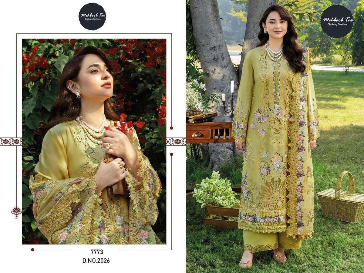 Mehboob Tex 2025 To 2026 Cambric Cotton Pakistani Suit - Amrah Wholesale